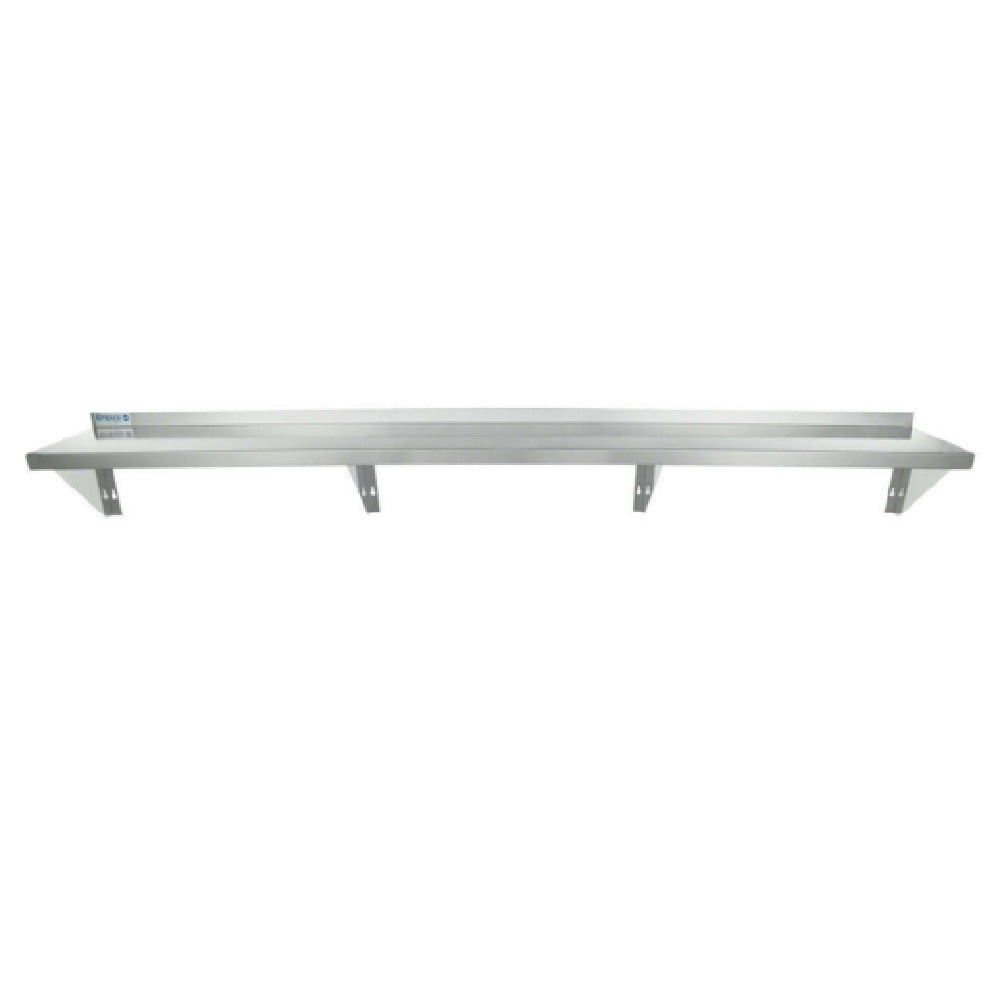 Empura 1284WS18G - Wall Mount Storage Shelf, 84"W X 12"D X 13"H, Standard Duty