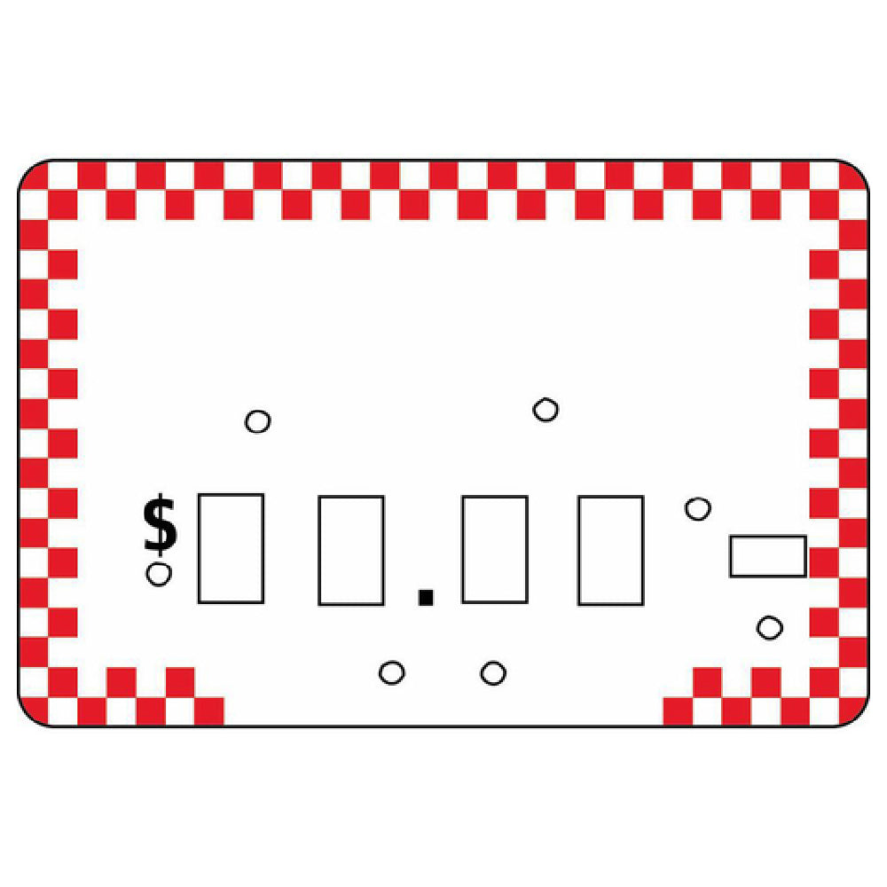 Hubert 50644 - Deli Dial Tag, 4" X 2-1/2", Rectangular