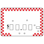 Hubert 50644 - Deli Dial Tag, 4" X 2-1/2", Rectangular