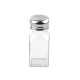 TableCraft Products 154S&P-2 - Salt & Pepper Shakers, 3 Oz., 1-1/2" X 1-1/2" X 4"