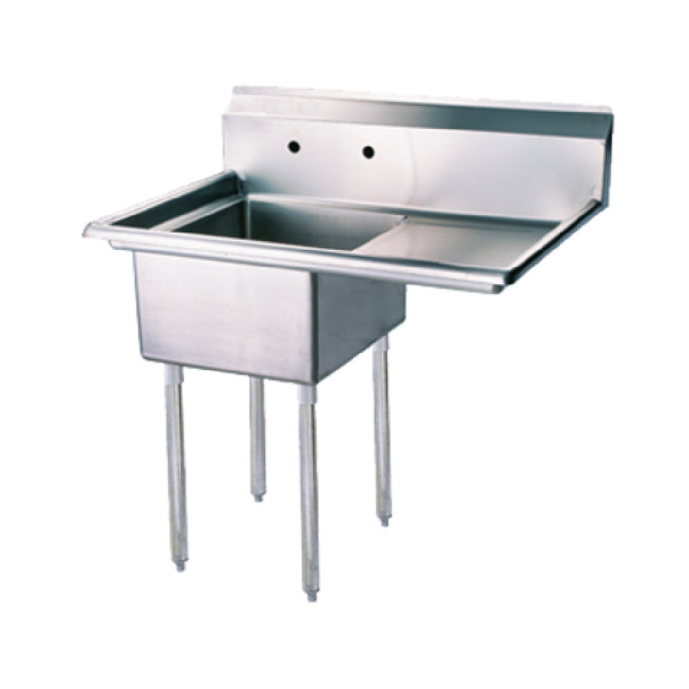 Turbo Air TSA-1-R1 Sink 1-compartment With 18" Right-hand Drainboard