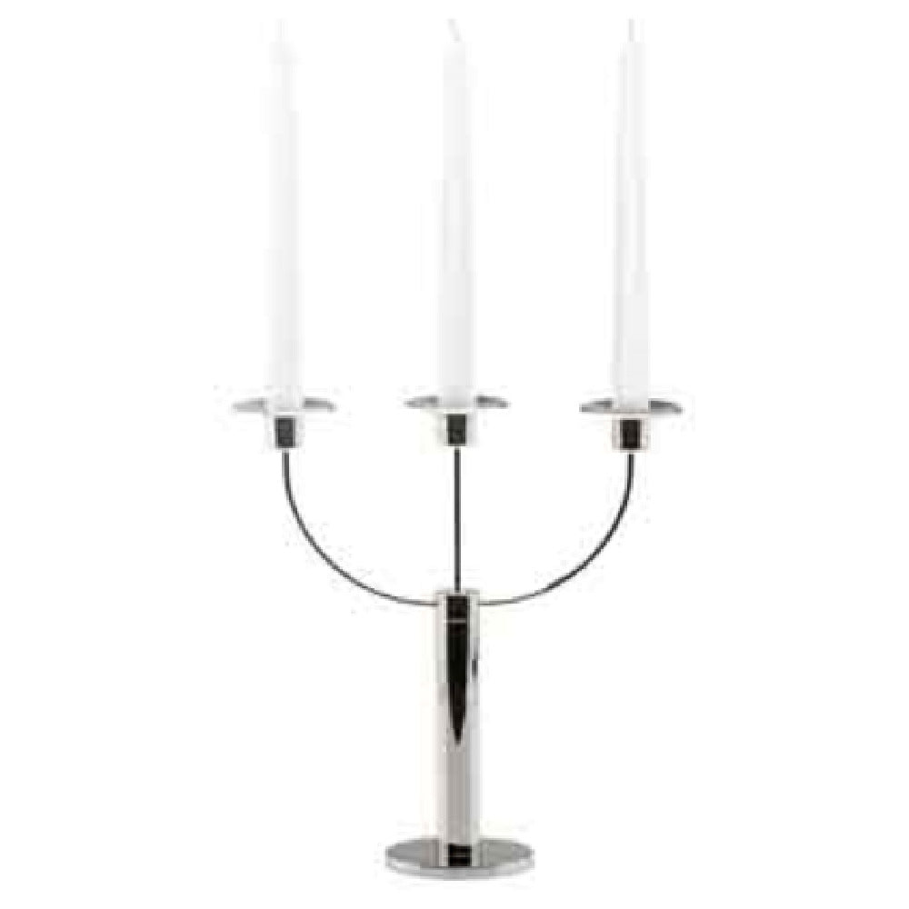 BauscherHepp 12.4843.0030 Candelabra 11-1/4"H (286mm) With (3) Candle Holders