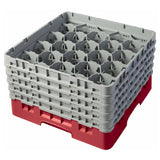 Cambro 20S958163 Camrack® Glass Rack With (5) Soft Gray Extenders Full Size