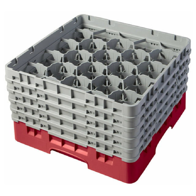 Cambro 20S958163 Camrack® Glass Rack With (5) Soft Gray Extenders Full Size