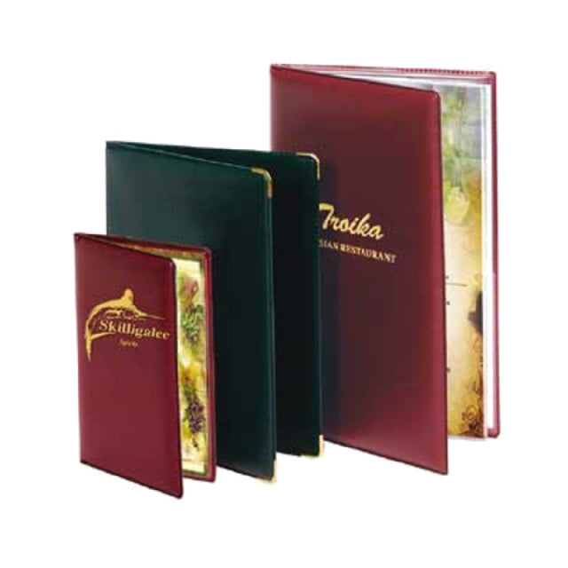 Menu Solutions H7010C Menu Cover Holds 8-1/2" X 11" Inserts Double Panel With 2 Views