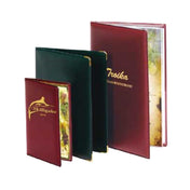 Menu Solutions H7010B Menu Cover Holds 5-1/2" X 11". Double Panel With 2 Views
