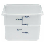 Cambro 12SFSP148 CamSquare® Food Container 12 Qt. 11-1/4"L X 12-1/4"W X 8-5/16"H