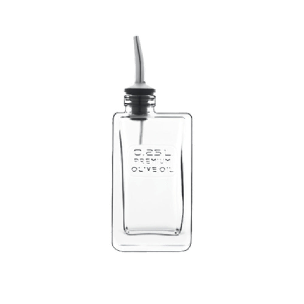 BauscherHepp 11089/01 Olive Oil Pouring Bottle 8.5 Oz. (9.5 Oz. Brimful) 3" X 2" X 7-3/4"H