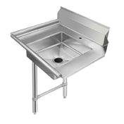 Klinger's Trading SDT36L Soiled Dishtable 36"W X 30"D 16/304 Stainless Steel Top