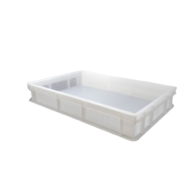 Omcan 81142 (81142) Tray 23.6” X 15.7” X 3.93” Solid Base & Perforated Sides