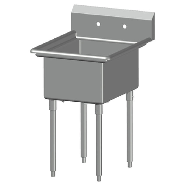 SPG 1N1824 - Universal Stainless Sink, One Compartment, 24" Front-to-back X 18" Wide Sink Compartment