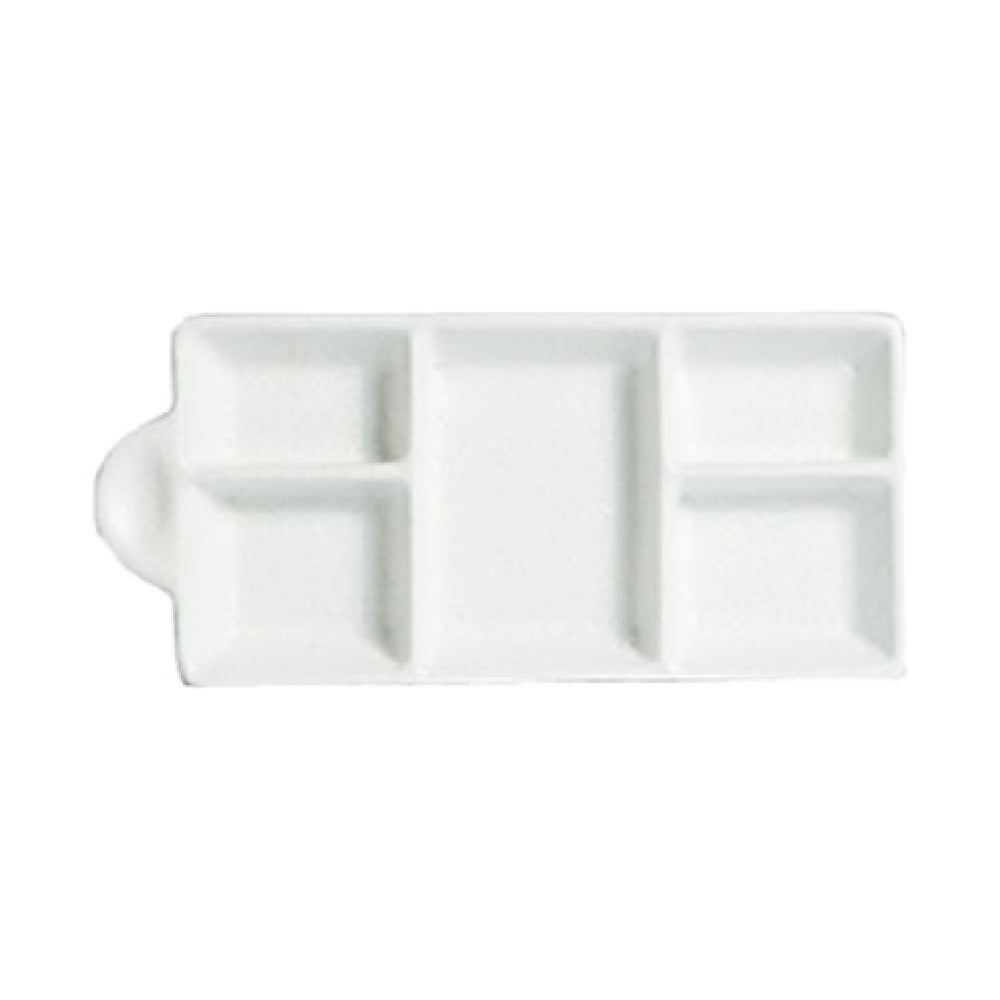 GET Enterprises MJ602S Bugambilia® Condiment Dish 5-division 10.14 Oz.