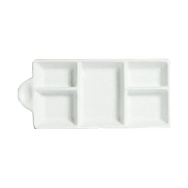 GET Enterprises MJ602S Bugambilia® Condiment Dish 5-division 10.14 Oz.