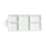 GET Enterprises MJ602WW Bugambilia® Condiment Dish 5-division 10.14 Oz.