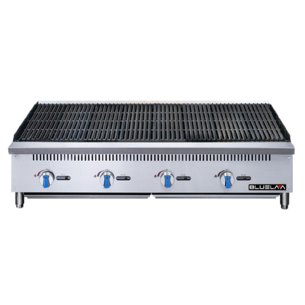 Blue Air BLCB48 - Charbroiler, Countertop, Stainless Steel Design