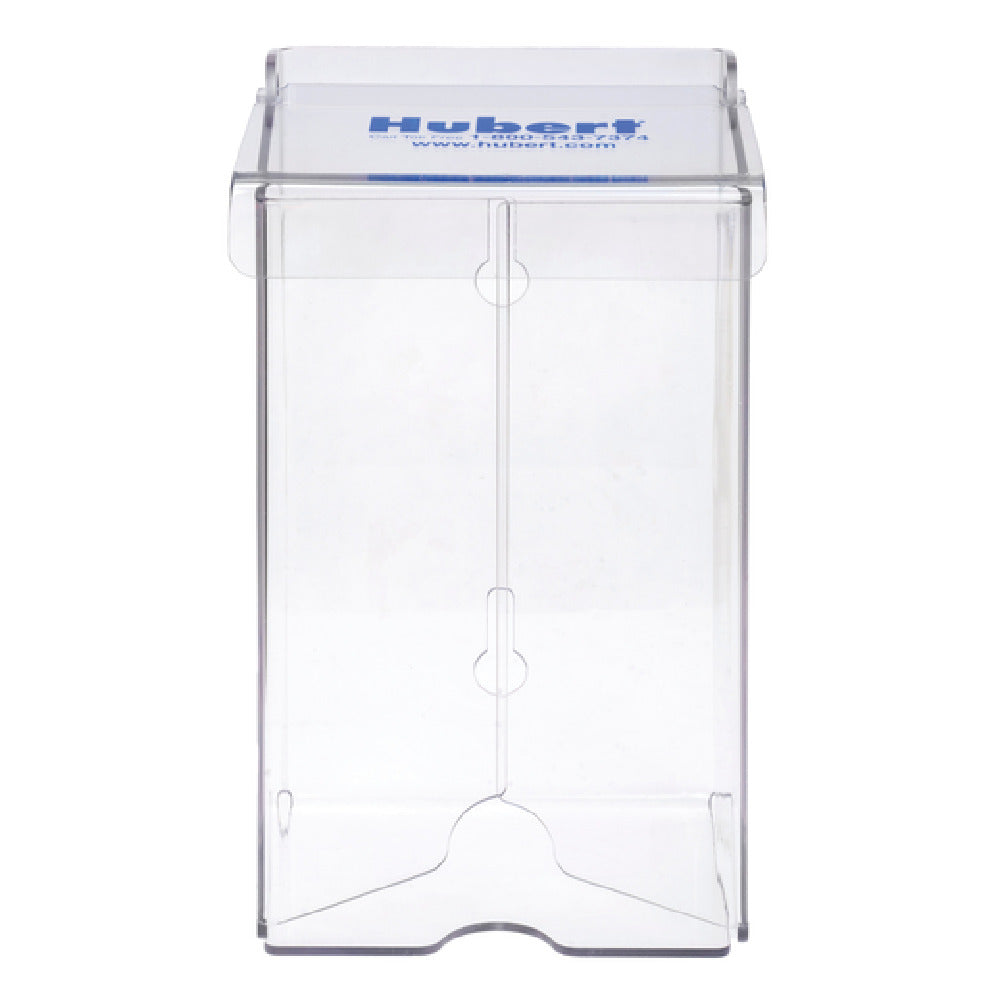 Hubert 78692 - HUBERT® Clear Plastic Hair Net Dispenser - 4 1/2"L X 3 3/4"D X 8"H