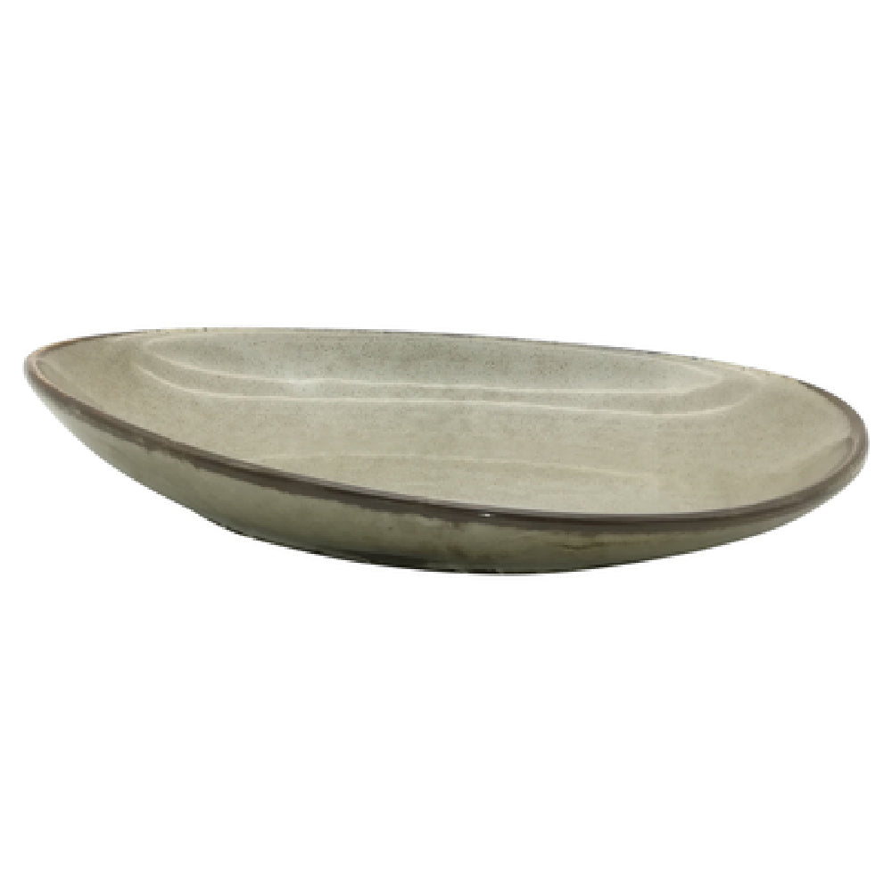 Bon Chef 2300028P Tavola Plate 8“L X 5-1/4"W X 1-1/4"H Oval (free Form)