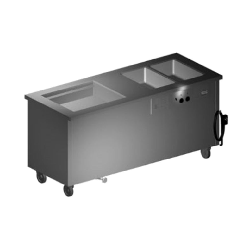 Delfield SH2C-74-NU Shelleysteel™ Combination Hot/Cold Serving Counter 74" Long