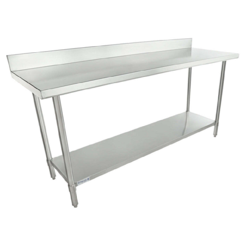 Empura SWT4B2472 - Work Table, 72"W X 24"D X 35"H, Super Duty 4" Backsplash