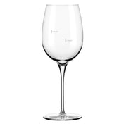 Libbey 9123/U223A Wine Glass 16 Oz Pour Control: Corkscrew Markings At 5 Oz. And 8 Oz.