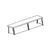 Piper Products RCPG-60 - Protector Guard, Cafeteria Style, With End Guards