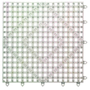 Carlisle VM5280CL San Jamar Versa-Mat® Bar Mat Tile/Shelf Liner 12" X 12"