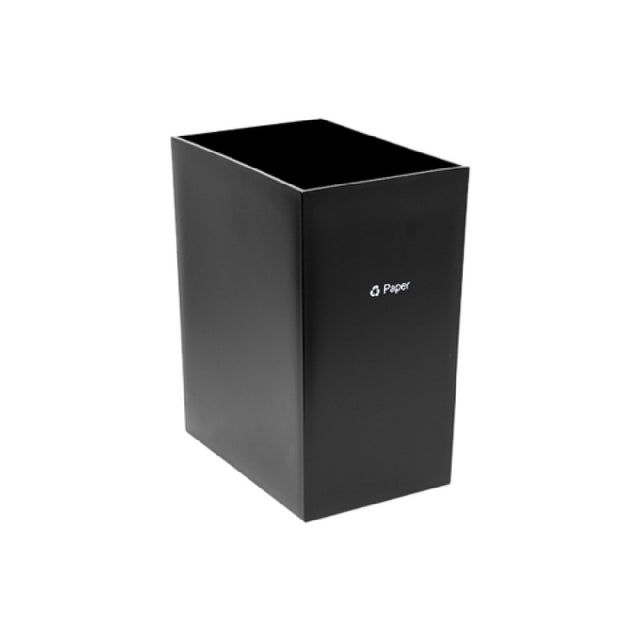 Central Specialties BNBK-30-WH ReCollect2 Recycle Bin 2-1/2 Gallon Capacity 6-1/2"W X 10"D X 12"H