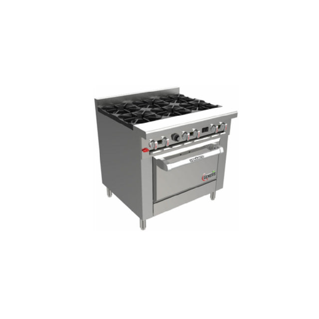 Venancio G36CO-36B_LP Genesis Series Restaurant Range Gas 36"W