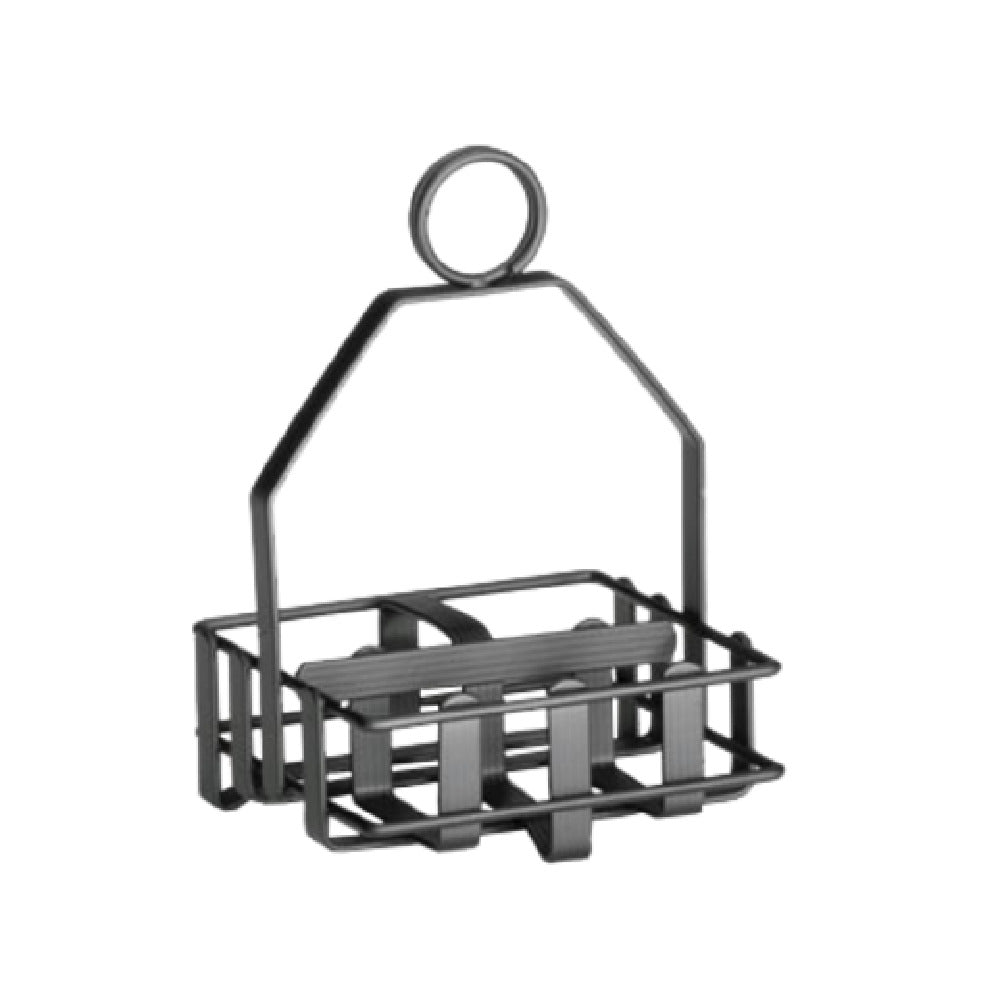 TableCraft Products 606RBK - Condiment Rack Only, Fits Up To 1-5/8" Dia. Salt And Pepper Shakers