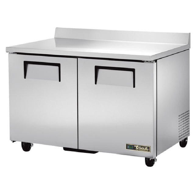 True Refrigeration TWT-48-HC Work Top Refrigerator Two-section Rear Mounted Self-contained Refrigeration