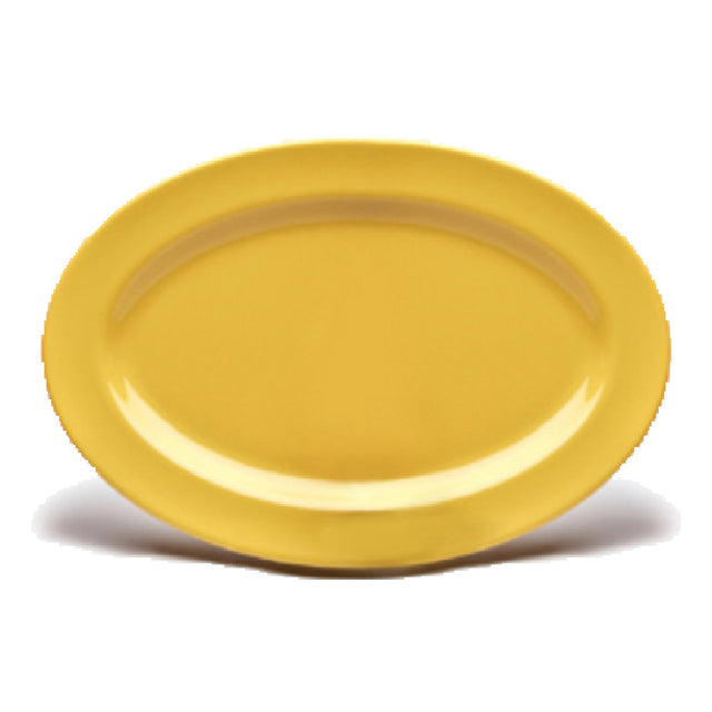 Elite Global Solutions D69OV-Y Platter 9-1/4"L X 6-1/4"W X 5/8"H Oval