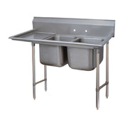 Advance Tabco 9-82-40-24L Regaline Sink 2-compartment With Left-hand Drainboard
