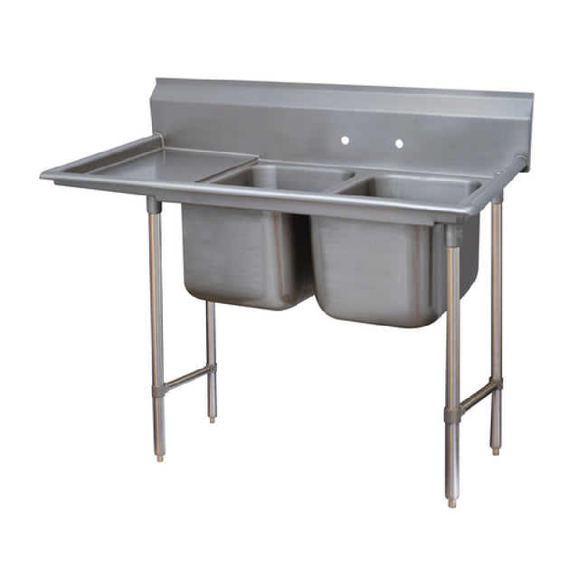 Advance Tabco 93-2-36-24L Regaline Sink 2-compartment With Left-hand Drainboard
