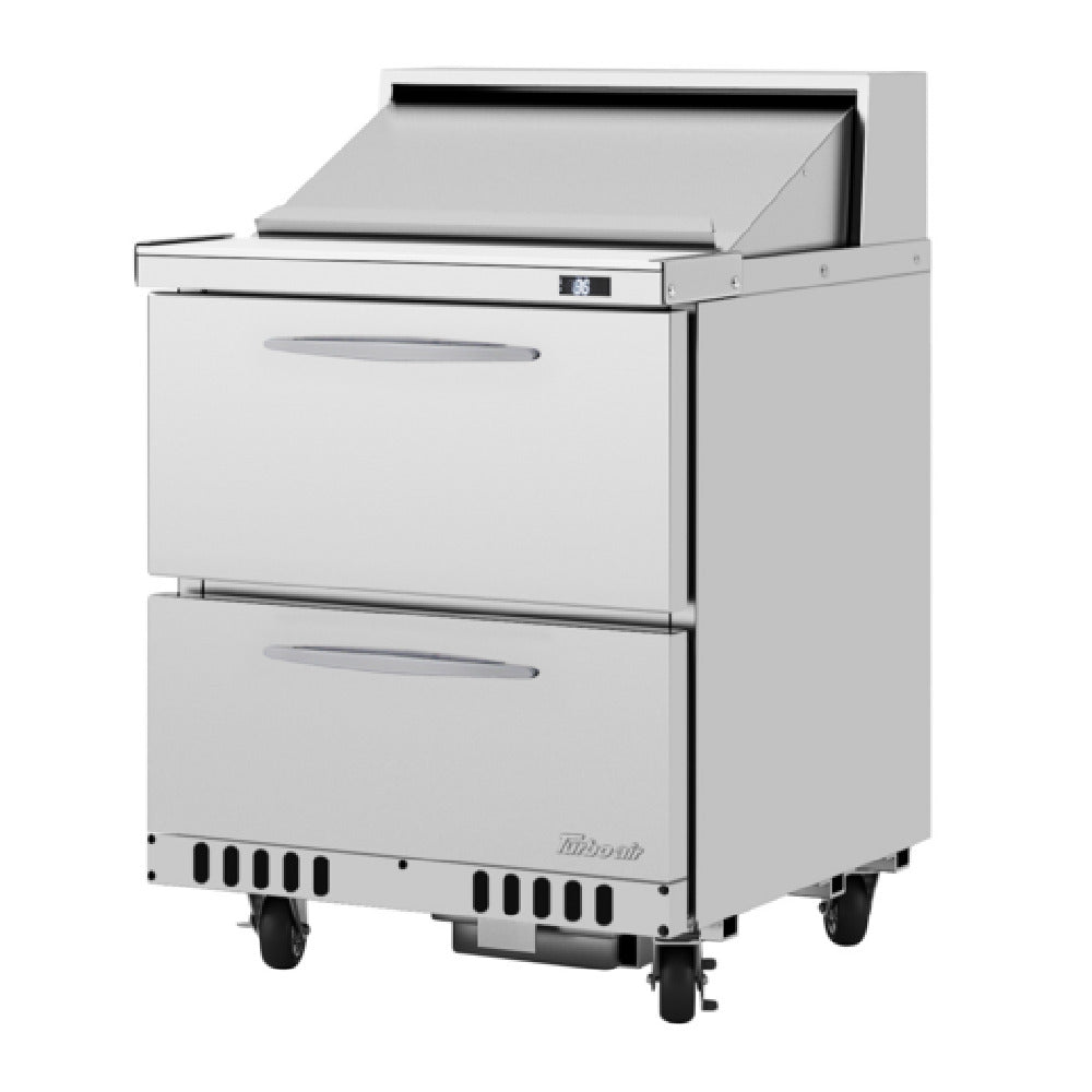 Turbo Air PST-28-D2-FB-N PRO Series Sandwich/Salad Prep Table Front Breathing Airflow