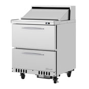 Turbo Air PST-28-D2-FB-N PRO Series Sandwich/Salad Prep Table Front Breathing Airflow