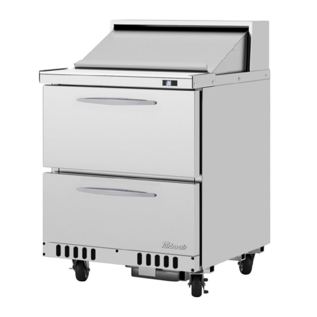 Turbo Air PST-28-D2-FB-N PRO Series Sandwich/Salad Prep Table Front Breathing Airflow