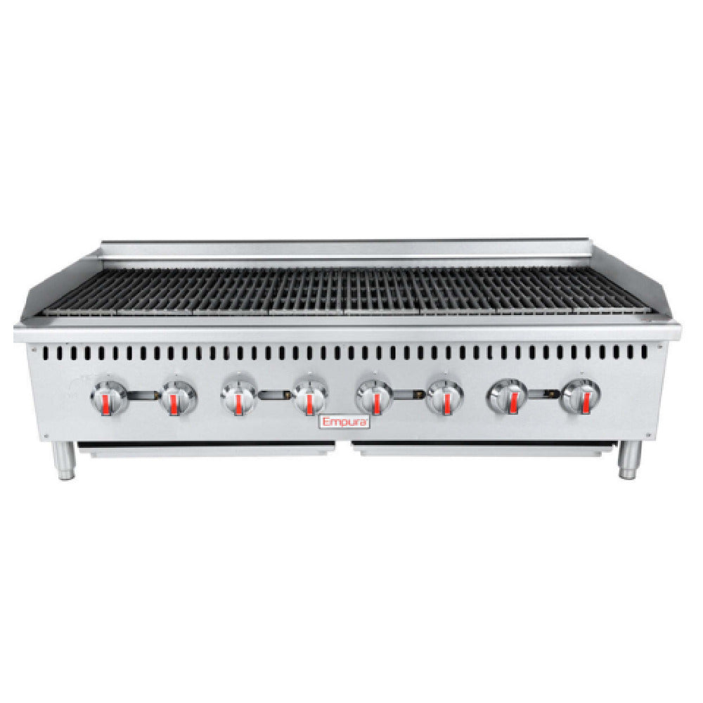 Empura ECB-48 - Heavy Duty Gas Charbroiler, Natural Gas, 48"W X 29.3"D X 16"H