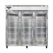 Continental Refrigerator 3RNSSPT-GD-SD Refrigerator 72 Cu. Ft. Capacity Pass-thru