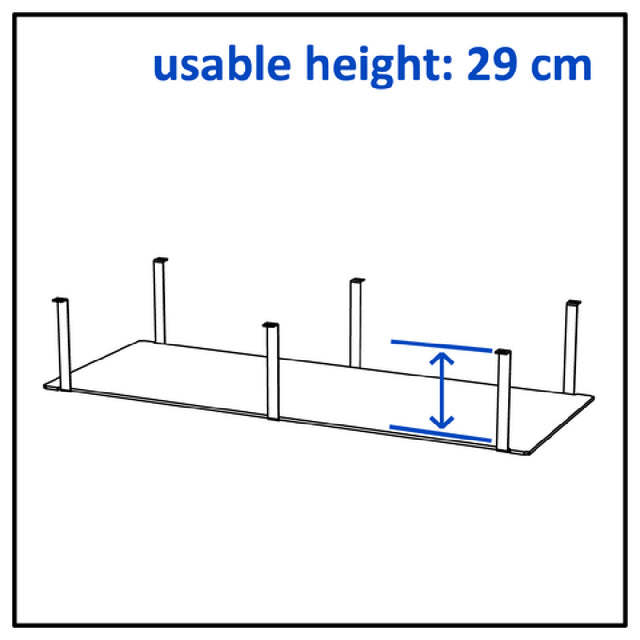 BauscherHepp VE-80010 Venta® Shelf To Create Storage Space Under A Buffet Table