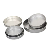 Alegacy Foodservice Products P8020 Layer Cake Pan 8" Dia. (top) X 2" Deep Rolled Rim