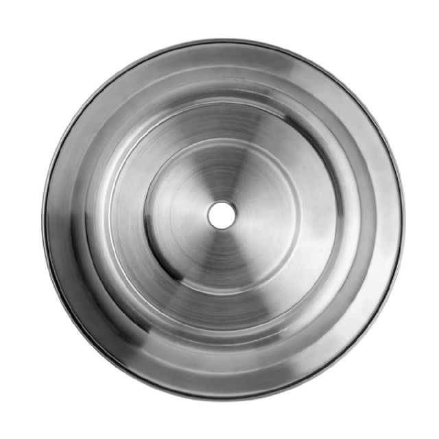 Steelite 5379S830 - Stainless Steel PLATE COVER 12 IN SINGLE CROWN (FITS AND0101 AN, 12.0", Plate Cover, Folio, Round, Stainless Steel, 24 Per Case, Ideal For Outdoor Service (non Stock Item)