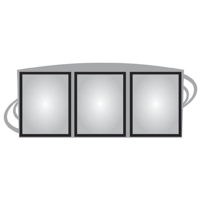 Hubert 99379 - Menu Board, 3-pocket, Wall-mount