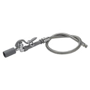T&S Brass B-0100-C-SWV Pre-Rinse Spray Low Flow Spray Valve (B-0107-C) 44" Flexible Stainless Steel Hose