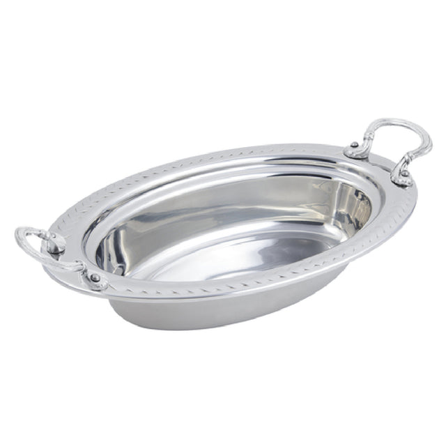 Bon Chef 5499HRSS Food Pan Full Oval 6-1/8 Qt. (196 Oz.) Capacity