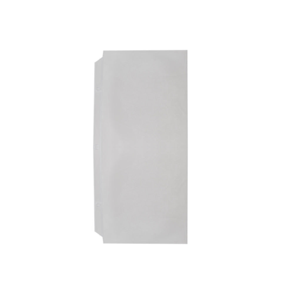 Risch PAGEPRO 4.25X11 Vinyl 3-Hole Punched Page Protector 4-1/4" X 11" Holds Two Pieces Of Paper Inside A 3-ring Or Screwpost Binder
