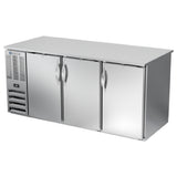Beverage Air BB72HC-PT-S - Refrigerated Back Bar Pass-Thru Storage Cabinet, Three-section