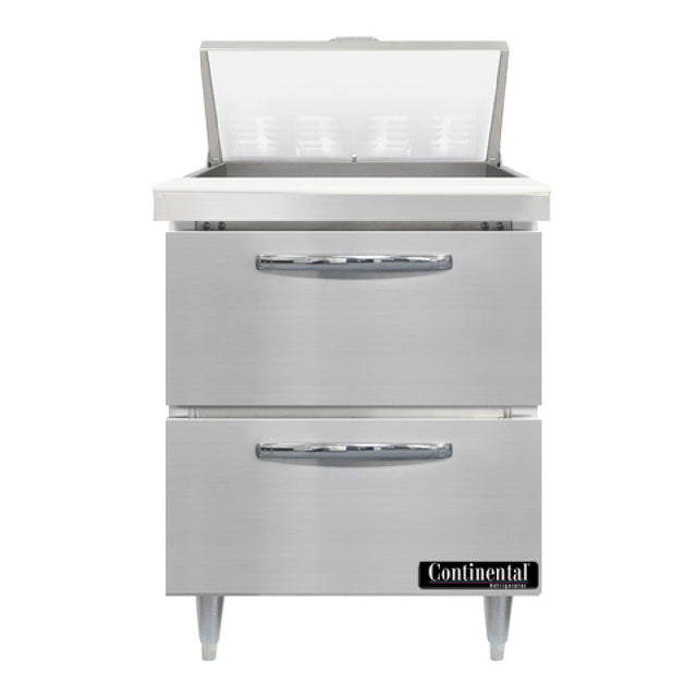 Continental Refrigerator D27N8-D Designer Line Sandwich Unit 27"W One-section