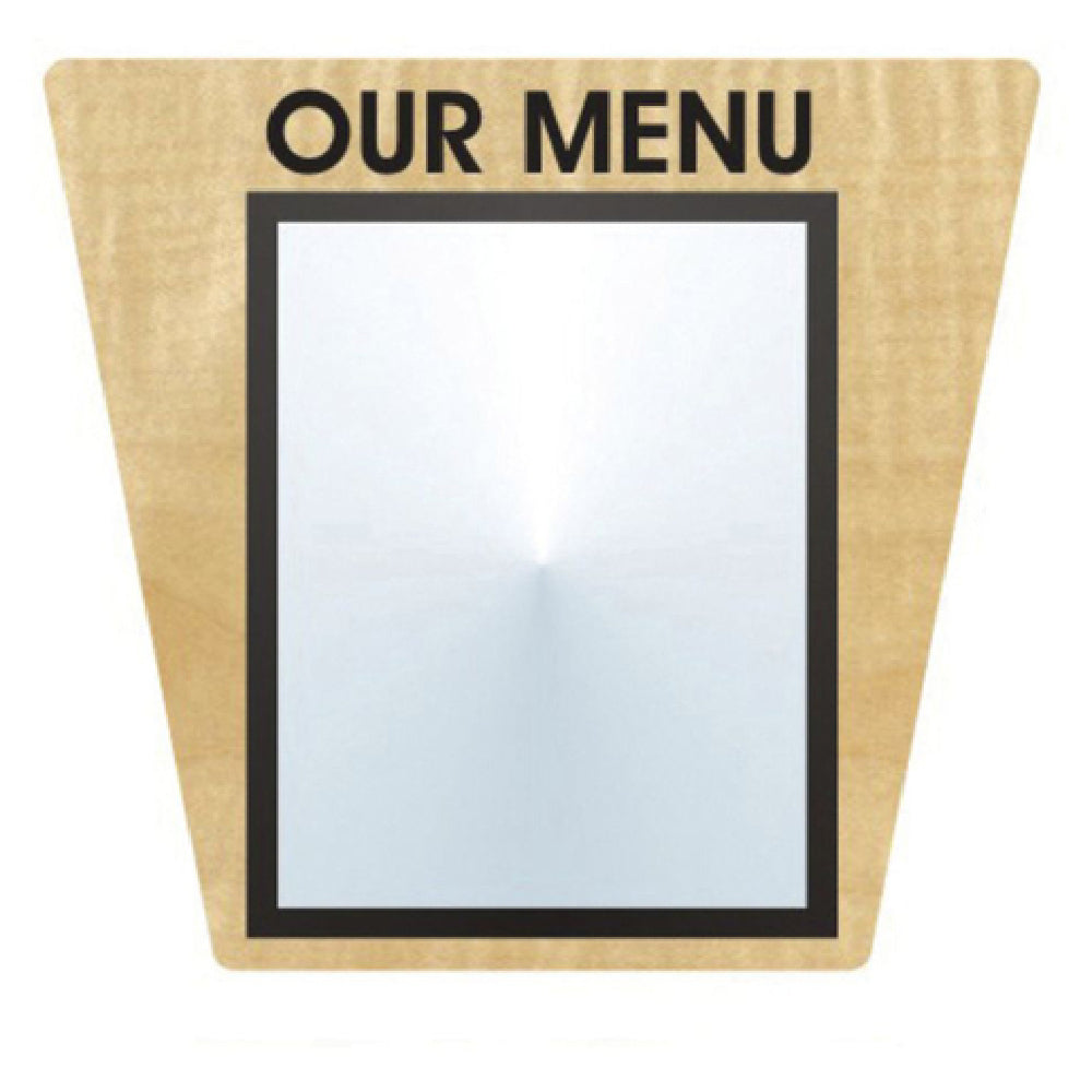 Hubert 71142 - Menu Board, 1-pocket, Wall-mount