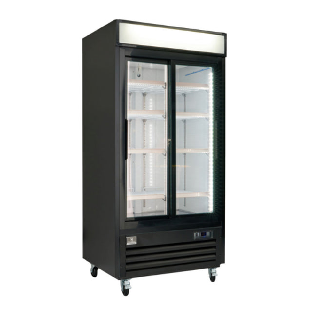 Kelvinator KCHSGM36R (738318) 2-sliding Glass Door Refrigerator 41.25" Long