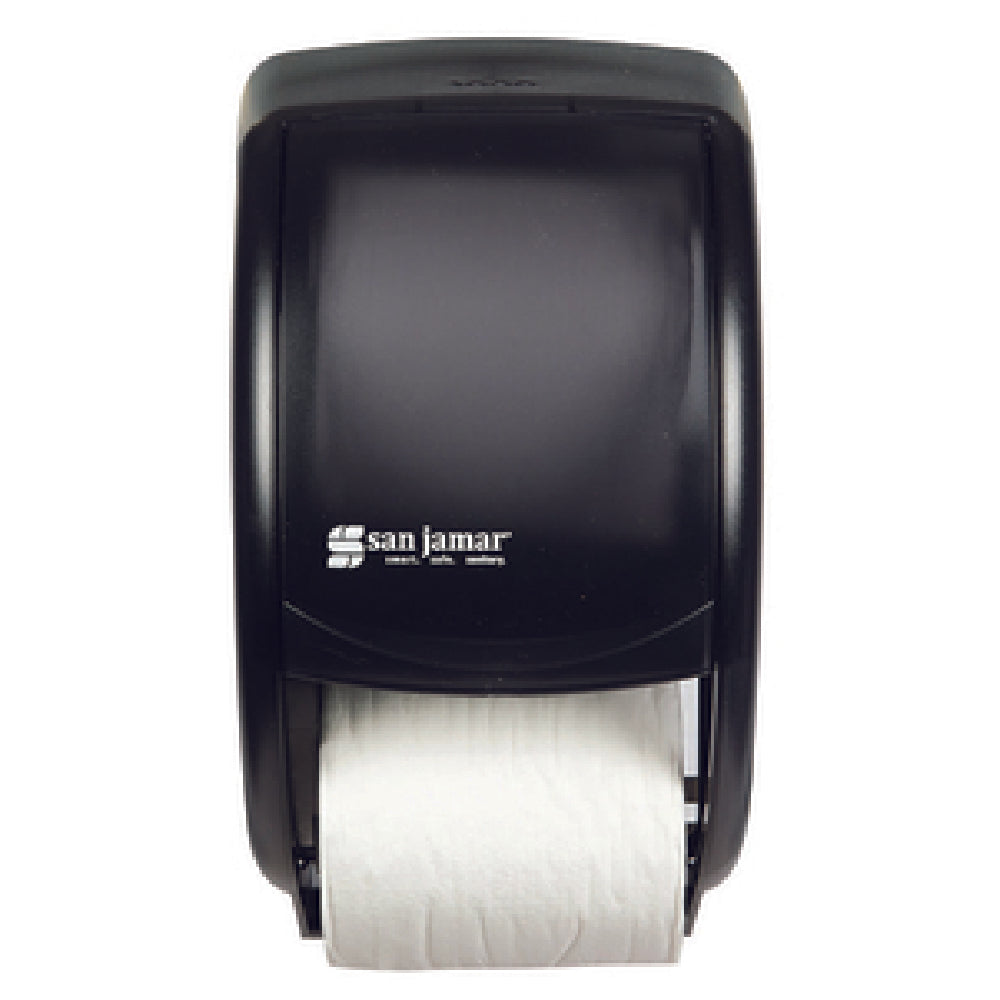 San Jamar R3500TBK Classic® Duett Bath Tissue Dispenser 7-1/2"W X 7"D X 12-3/4"H